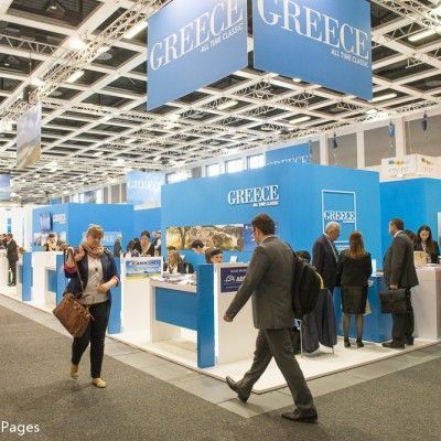 ITB Berlin 2015 2nd day at the Greek Stand