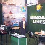 Nikos Iliades, sales executive for Minoan Lines
