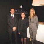George Spyropoulos, director of sales and marketing; Alexandra Betsi, revenue manager; and Anna Yiourouki, banquet assistant, were among the many that manned the stand of the Thessaloniki-based 5-star Met Hotel (member of Chandris Hotels & Resorts). The 212-room Met Hotel opened last month and launched an avant-garde hospitality concept in the city of Thessaloniki. Among the hotel's highlights are the 13 meeting rooms.