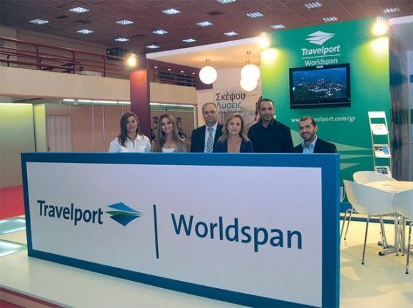 Travelport-Worldspan’s Country Manager for Greece Leonidas Zotos (center) with his team. Visitors were informed in regards to Travelport’s plans for direct services to travel agencies connected to the Galileo system in Greece and Cyprus as the distribution agreement it currently has with Galileo Hellas will end on 31 December 2010. Travelport’s stand won a special award by Helexpo.