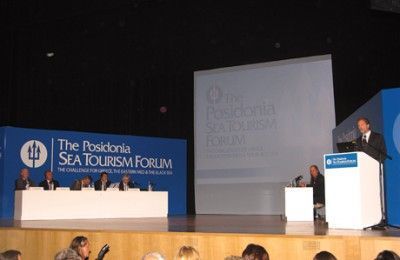 Culture and Tourism Minister Pavlos Geroulanos opened the first Posidonia Sea Tourism Forum held at the Onassis Cultural Center in Athens on 21-22 June.