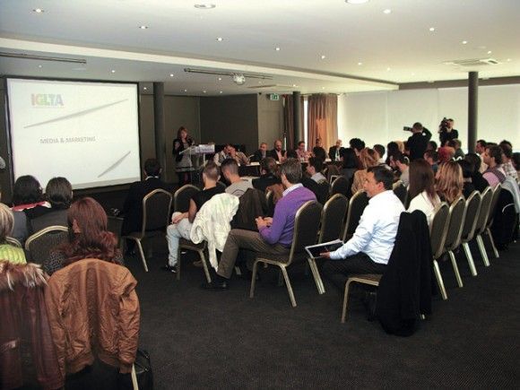 The conference on gay tourism and entrepreneurship was held at the Les Lazaristes hotel in Thessaloniki.