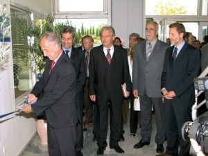 Ribbon-cutting ceremony of the new AIMS headquarters in Athens.