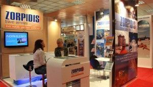 Zorpidis travel services informed visitors on the agency’s competitive prices, hotel chain partnerships, reliable air and shipping connections and fleet of motor coaches.