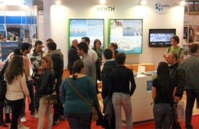 Crete's pavilion once again showcased the island's four prefectures -Chania, Heraklio, Lassithi and Rethymno- and attracted many potential visitors.