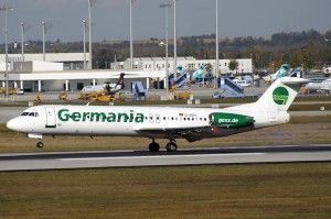 Germania Fluggesellschaft mbH, operating as Germania, operates scheduled and chartered flights and aircraft lease services.