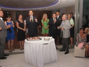 George Zermas, sales manager for Greece for Air France/KLM, welcomed SkyTeam guests and thanked them for their presence and support to the airline alliance over the past 10 years.