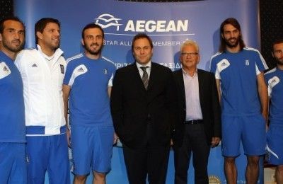 Aegean Airlines, official sponsor of the Greek National Football Team.