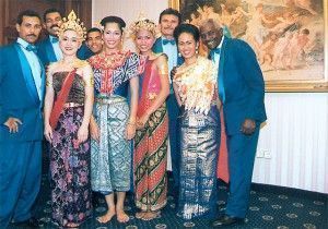 Cuban and Thai groups provided entertainment.