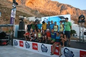 Rock climbers and organizers of this year's Kalymnos Climbing Festival held 28-30 September.