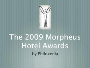Morpheus Hotel Awards 2009