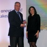 Region of East Macedonia and Thrace - Regional vice governor Arhelaos Granas accepts the award from Tourism Minister Olga Kefalogianni.