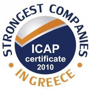 Strongest Companies in Greece - ICAP certificate 2010
