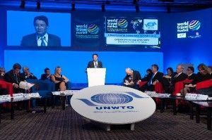 UNWTO Secretary-General, Taleb Rifai speaking at the at the annual UNWTO & World Travel Market (WTM) Ministers’ Summit. Reducing visa constraints, simplifying entry processes and developing policies that improve connectivity across borders were the topics on the agenda for the world’s tourism ministers to discuss.