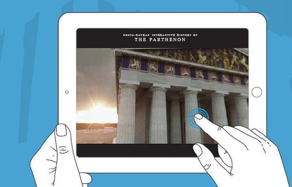 Greek director Costa Gavras provided footage to artistically enhance the “Amazing Athens” application.