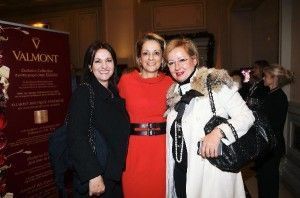 Roula Saloutsi, public relations and press director of Aegean Airlines; Christina Papathanassiou, director of public relations of Hotel Grande Bretagne; and Dolla Nomikou, president of “Friends of Welfare” association