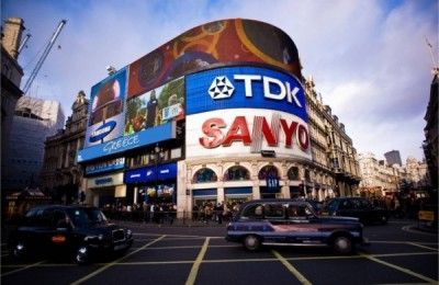 UP Greek Tourism's third project is to raise funds and set up a billboard to promote Greek tourism on Piccadilly Circus, London.