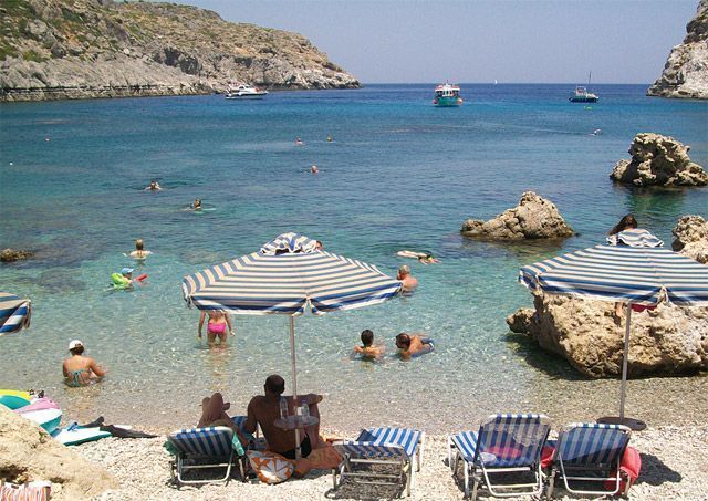 Greek beach