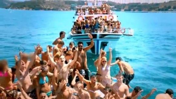 Scene from UK reality series “What Happens In Kavos…” that recently aired on Channel 4.