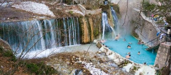 Hot-water springs, Loutraki-Pozar (Aridaia)