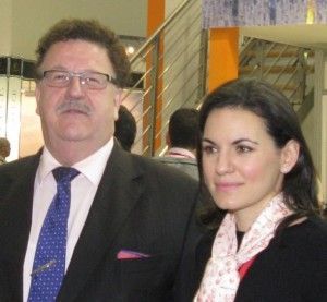 German Federal Deputy Labor Minister Hans-Joachim Fuchtel and Greek Tourism Minister Olga Kefalogianni.