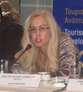 Hellenic Chamber of Hotels Director Agni Christidou