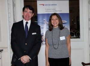 British Airways' Gavin Halliday, area manager, Europe & Africa and Freddie Stier, commercial manager for Greece.