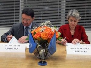 UNWTO and UNESCO strengthen cooperation. Photo: UNESCO
