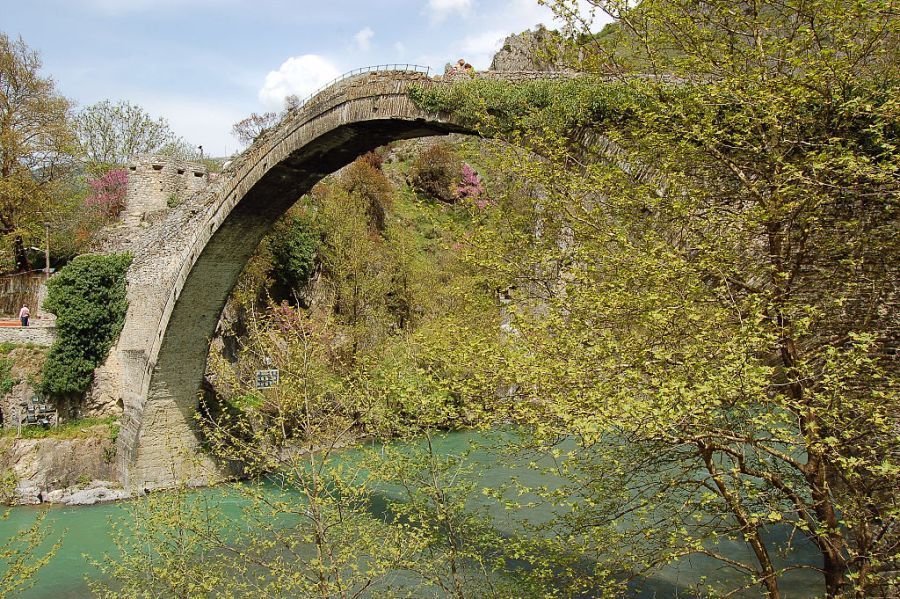 Konitsa bridge, Vikos-Aoos National Park, Zagori, Epirus.
