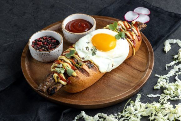 Hot Dog with Tzoumagia sausage
