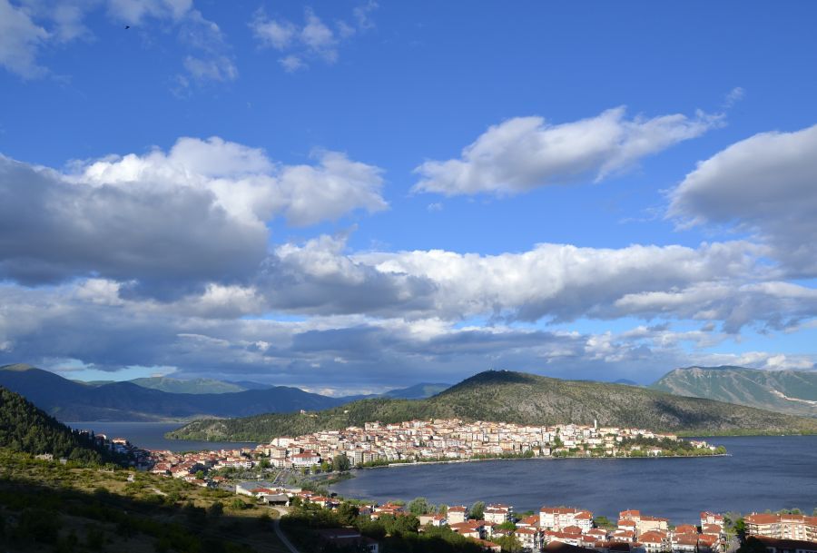 The city of Kastoria, Greece, today.
