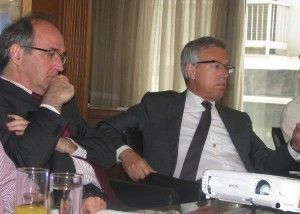 "Greece needs more investments in the hotel sector," SETE President Andreas Andreadis (left) told journalists at a recent media briefing. 