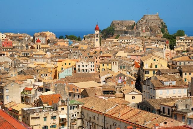 Corfu Town. Photo © balounm, Shutterstock