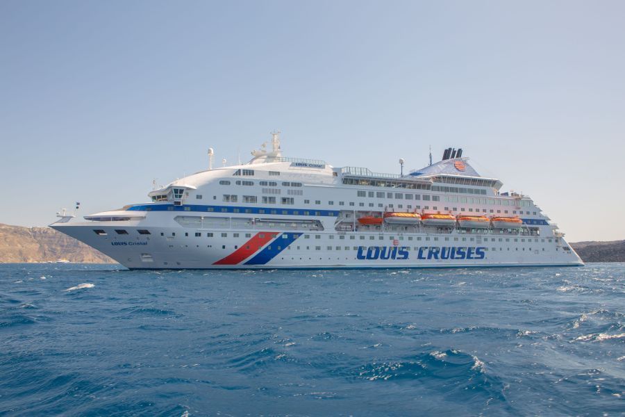 The Louis Cristal cruise ship. Photo @ Louis Cruises