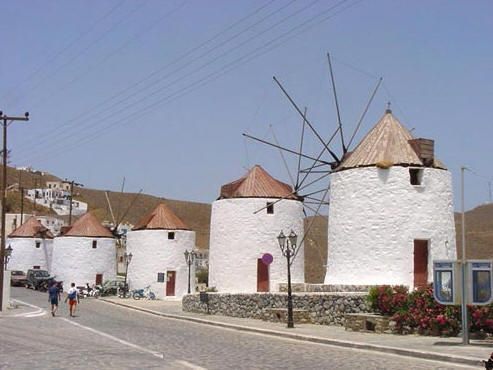 The road with the windmills. Photo © Astypalea Municipality