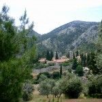 View to the NEA MONI Monastery, Chios. Photo © Sunrise Tours