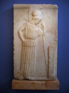 Relief of "Mourning Athena" from the Acropolis.
