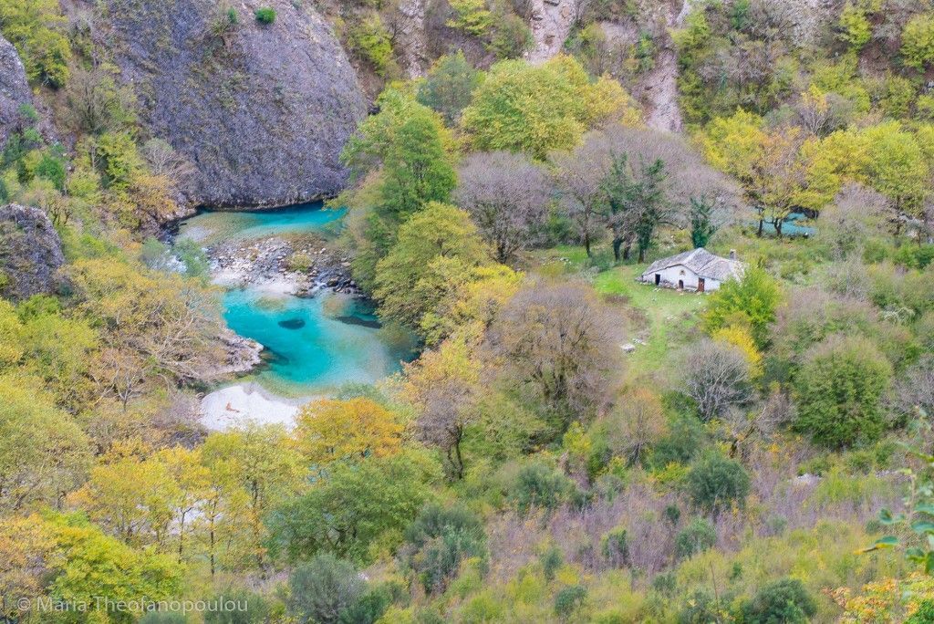 Voidomatis River from above