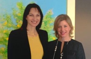 Greek Alternate Tourism Minister Elena Kountoura with her Serbian counterpart Lukrecija Djeri.