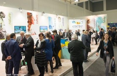 ITB Berlin 2015 busy 2nd day at the stand of Crete
