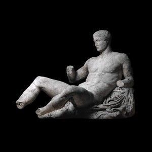 Figure of Dionysos from the east pediment of the Parthenon. Photo source: British Museum