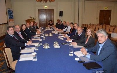 Board members of the new Federation of Greek Travel Agencies (Fed HATTA). Photo source: Paterakis