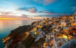 Santorini Island Cyclades Greece