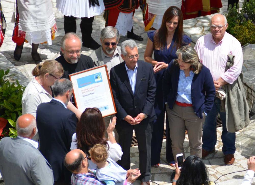 Launch of the Menalon Trail in the village of Stemnitsa on May 31.