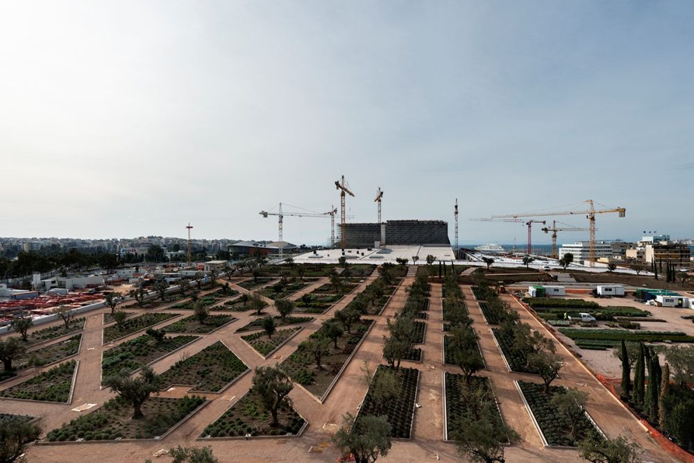 The under construction Stavros Niarchos Park. Photo credit: Yiorgis Yerolymbos