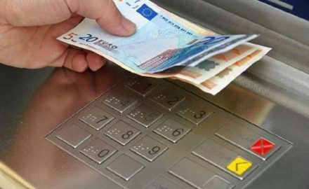euros in ATM