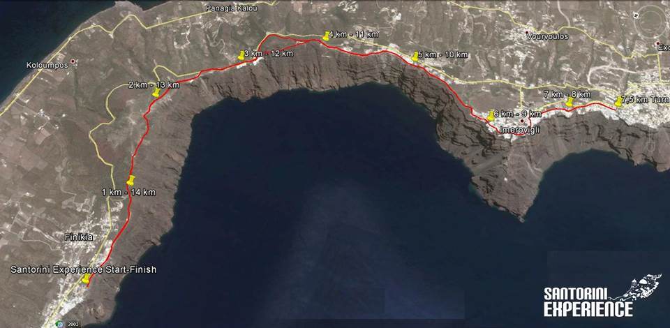 4_Santorini_Experience_15km Running Route