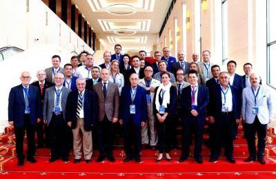 The business delegation of 40 Greek entrepreneurs that accompanied Prime Minister Alexis Tsipras during his recent visit to China.