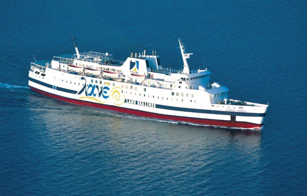 Vitsentzos Kornaros ferry boat, Lane Sea Lines.