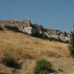 A section of the Mytlini Castle on Lesvos.